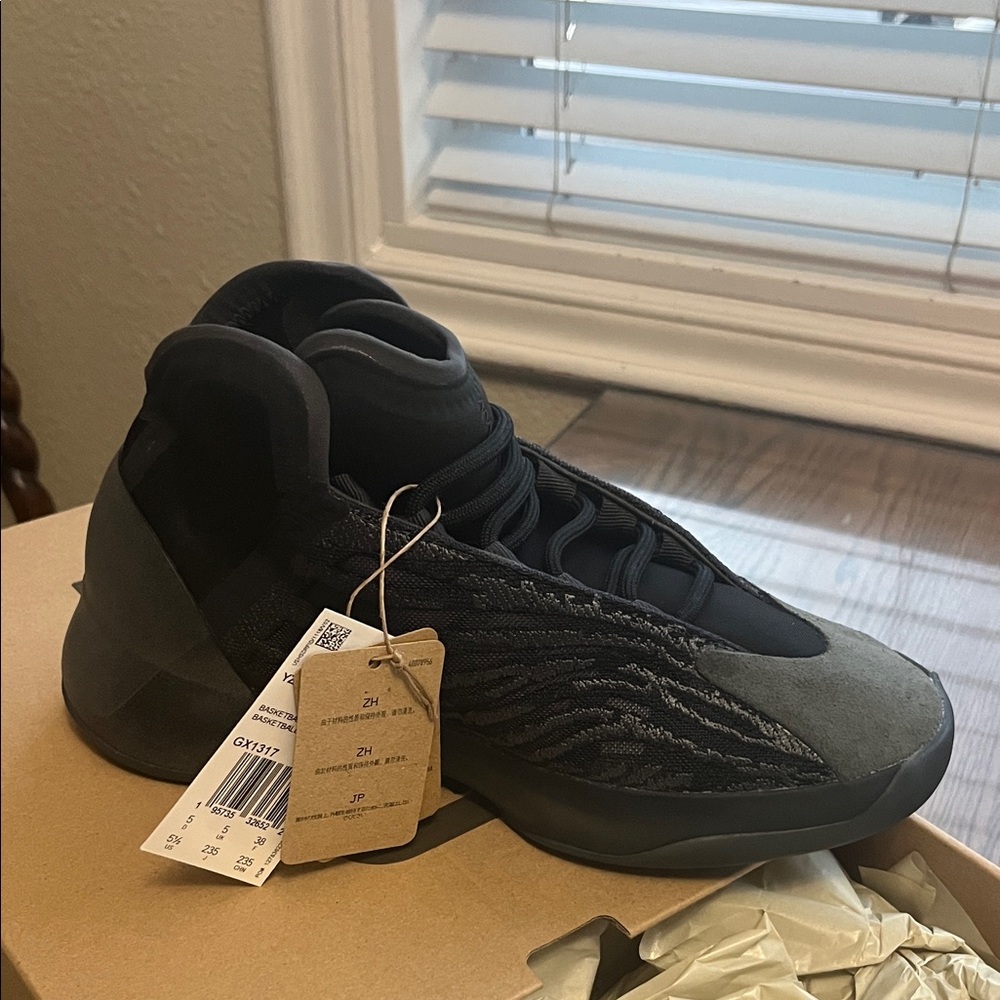 Adidas Black and Gray Athletic Sneakers
